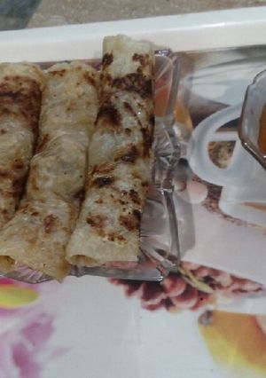 A picture of Kabab roll 😋.