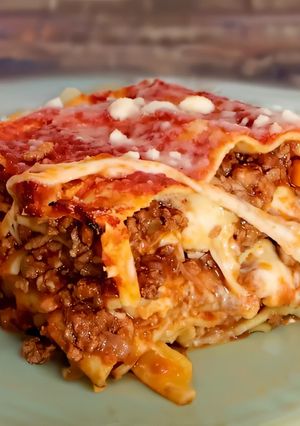 Une photo de Lasagnes à la Bolognaise