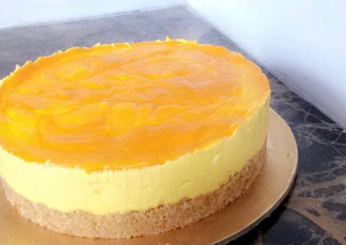 No bake Mango Cheese cake Recipe