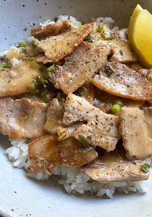 A picture of Lemon & Pork Rice Bowl.