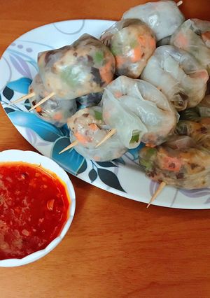 Hình của món Bánh Tráng Lụi.