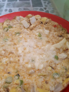 Foto resep Pizza mie goreng cheese