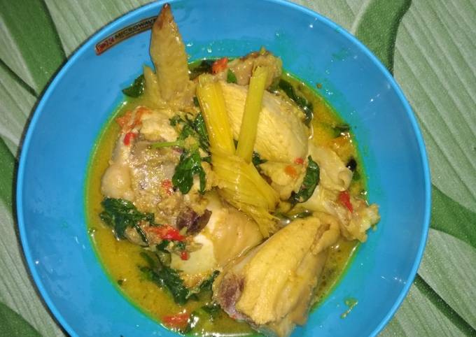 Ayam rica-rica kemangi ala anak kos