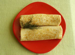 Ordás-kapros palacsinta recept fotója