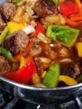 Sweet and Sour Meatballs (ridiculously easy)