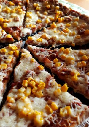 Teljes kiőrlésű pizza 🍕 recept fotója