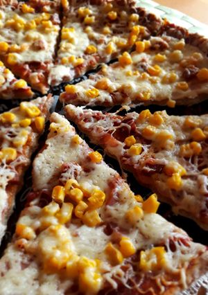 Teljes kiőrlésű pizza 🍕 recept fotója