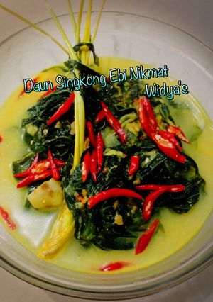 Foto resep Sayur Daun Singkong Ebi