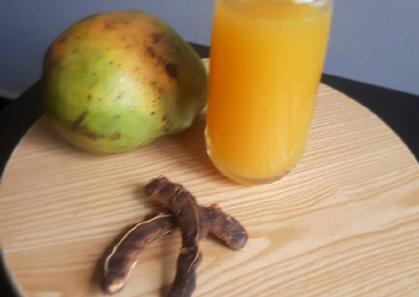 Mango juice with tamarind