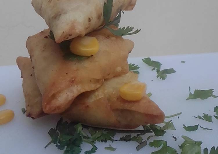 Simple Way to Prepare Favorite Potato Chicken Samosi