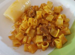 Foto de Macarrão sem molho de tomate