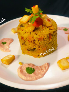 पनीर मसाला पुलाव(paneer masala pulao recipe in hindi) रेसिपी मुख्य फोटो