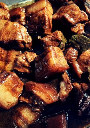 A picture of Lechon Pork Belly Adobo.