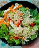 Salad rong sụn, ức gà