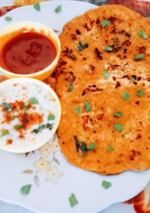 A picture of Healthy nutrious tasty Sattu Chilla.