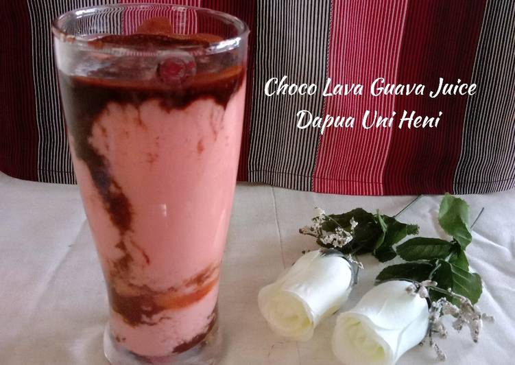Choco Lava Guava Juice🍹