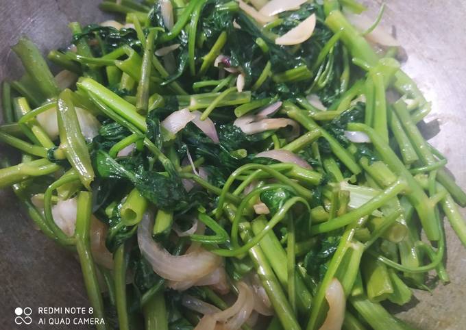 Tutorial Memasak Resep Cah kangkung