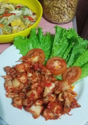Foto resep Balado cumi asin