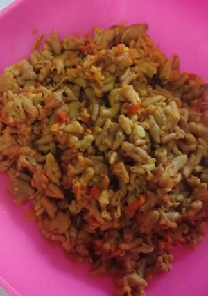 Foto resep Usus Ayam Pedas ala anak kos