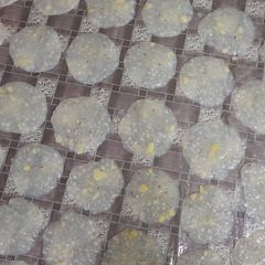 A picture of Sabudana papads.