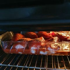 A picture of Italian inspired chicken.