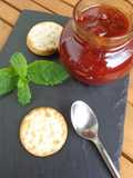 Doce de tomate com hortelã menta