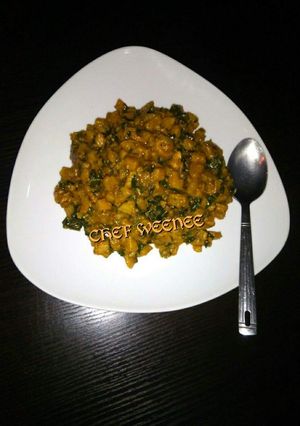 A picture of Unripe plantain porridge.