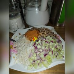 A picture of Native Rice and beans.