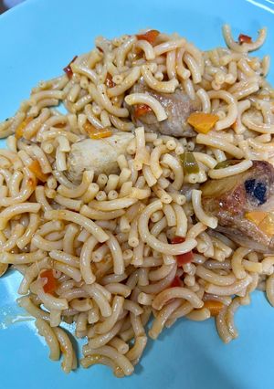 Una foto de Fideos a la cazuela