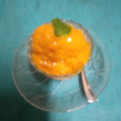 A picture of Sorbetto al Mango 🥭🥭Lemon (No Cook Recipe In A Giffy).