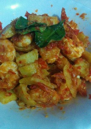 Foto resep Balado Kentang Udang