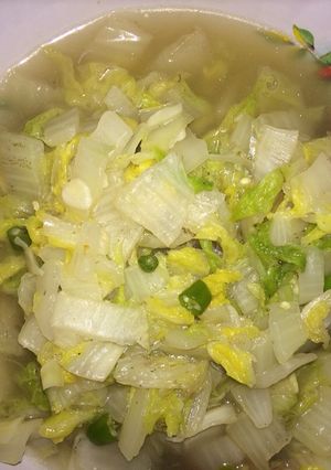 Foto resep Tumis sawi putih sederhana