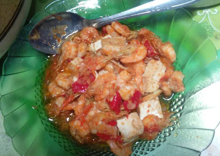 udang tahu saos tiram
