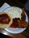 Pollo con ensalada