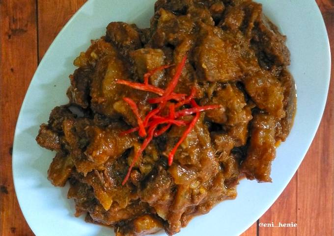 Resep 544 Krengsengan Daging Qurban Sapi Oleh Eni Henie Cookpad