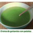 Crema de guisantes con patatas