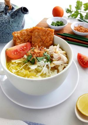 Foto resep Soto Ayam Bumbu Kuning