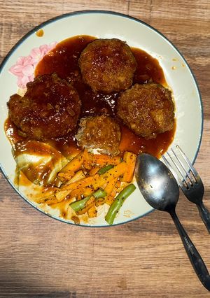 Foto resep Hambaga (Hamburg steak ala Jepang)