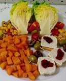 Ensalada templada variada