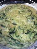 Zuquini con dos quesos