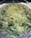 Zuquini con dos quesos