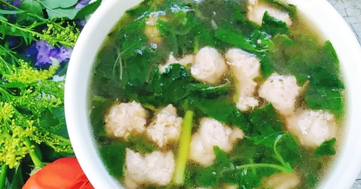 Cách Làm Món Canh Rau Dền Mồng Tơi Nấu Mọc của Phan Bao Van - Cookpad