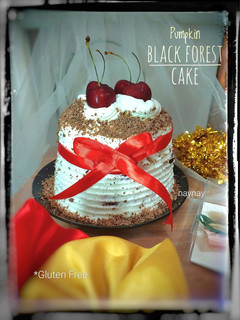 Foto resep Pumpkin Black Forest Cake (Gluten Free)