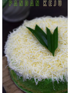 Foto resep Bolu Kukus Pandan Keju