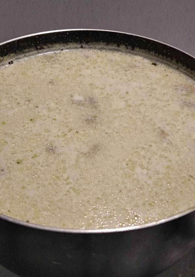 Грибний суп з плавленими сирками