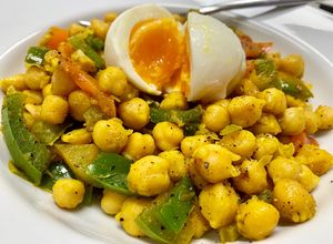 Foto principal de Garbanzos salteados con especias Real food