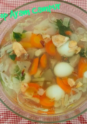 Foto resep Sop Ayam Campur