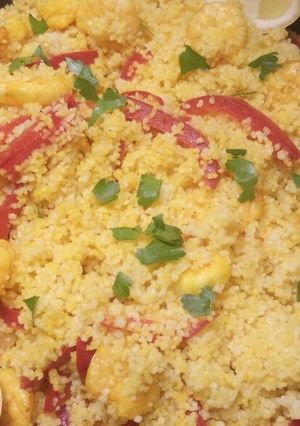 A picture of Prawn n Pepper couscous.