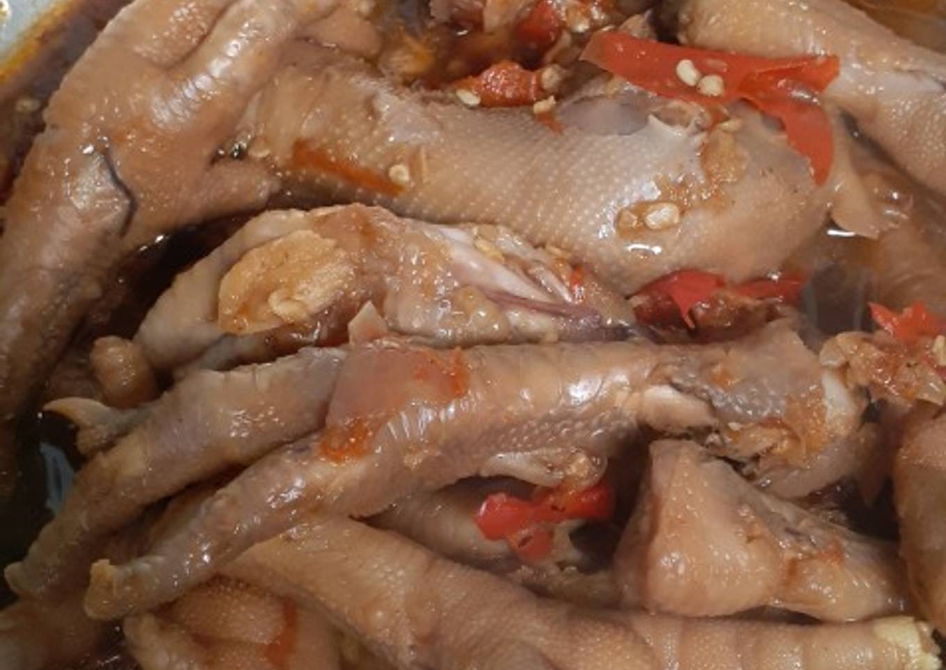 Ceker pedas manis