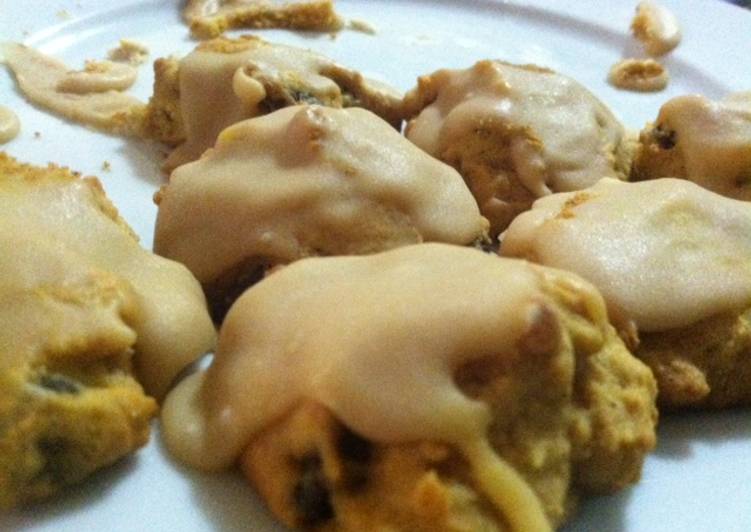 Steps to Prepare Quick Caramel Frosted Pumpkin Cookies